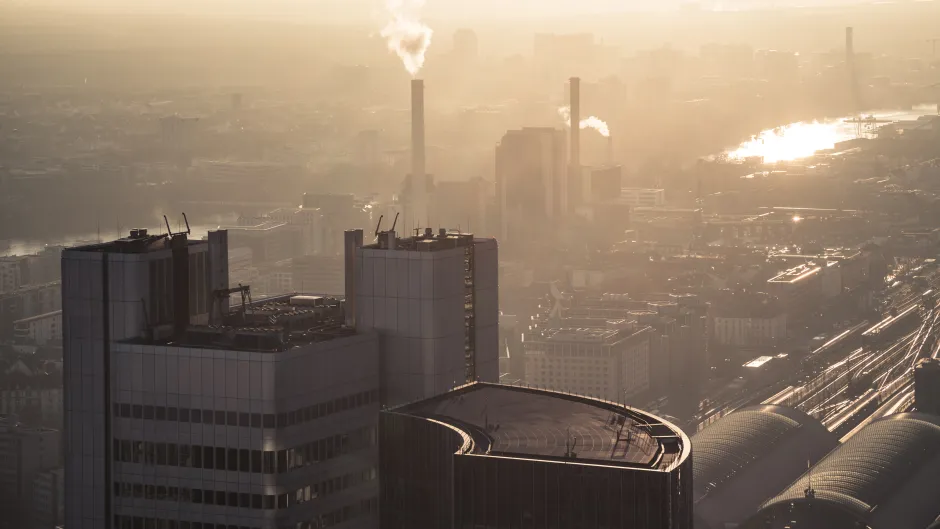 Frankfurt am Main im Smog